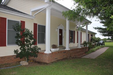 Large Covered Front Porch, Freshly Landscaped