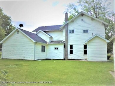 Rear view of home