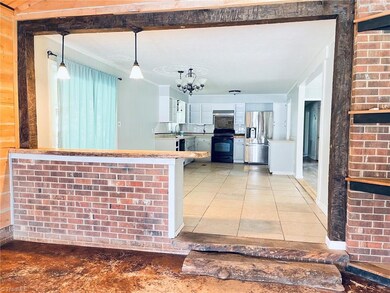 Great room open to kitchen