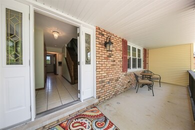 Covered front porch