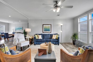 Living area featuring wood finished floors and a 
