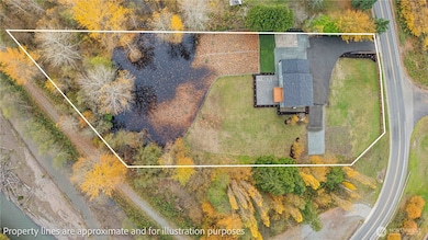Overhead View showing the River and Foothills Trail!