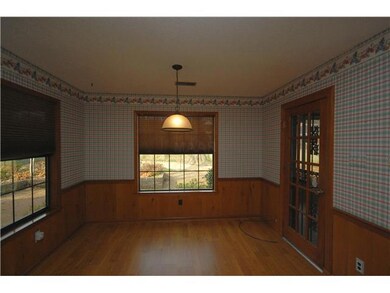Breakfast room with hardwood floors!