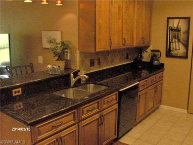 View from kitchen looking to living area