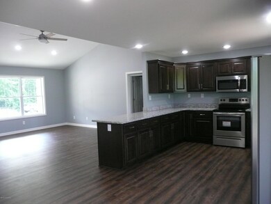 Kitchen open to Family Room