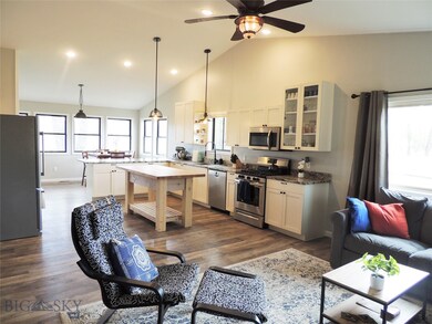 Open floor plan with vaulted ceilings!