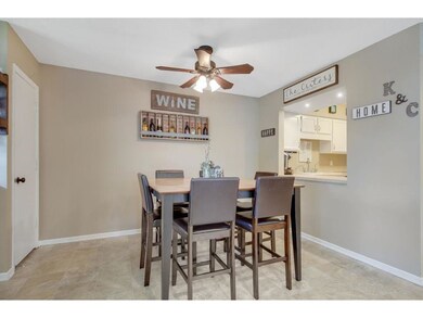Great space for dining or game night.