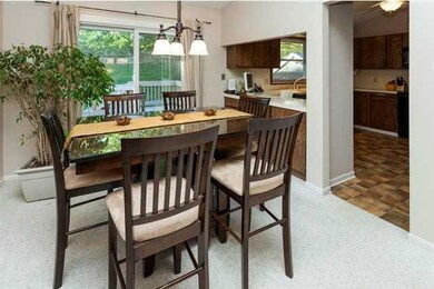 Dining Room. Dining Area - Patio Doors to Deck