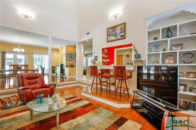 Wet Bar opens to Family room.