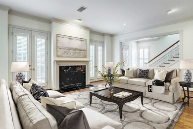 Virtually Staged Living Room. A duet of plantation
