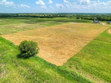Aerial view of sparsely populated area