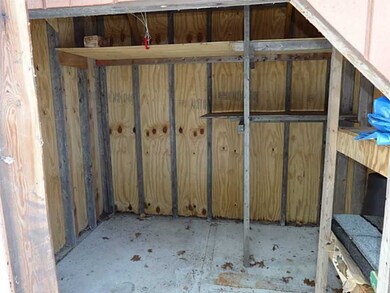Exterior Front. Inside the 8  x 8  shed which has
