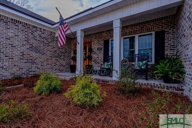 Welcoming front porch, perfect for people watching