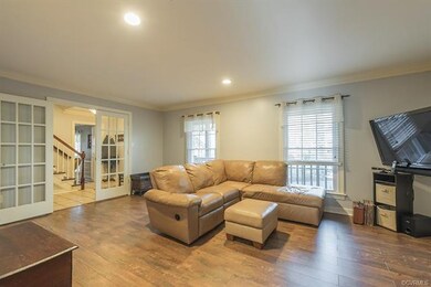 Large formal living room makes a great space for t