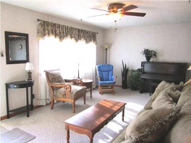 Spacious, open living room
