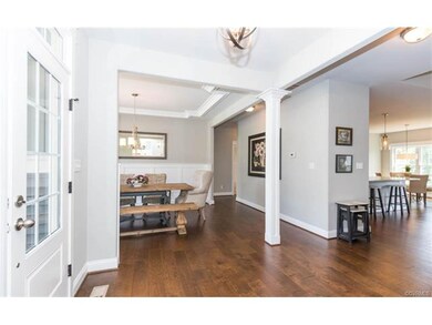 Enjoy Open Floor Plan design connected by beautiful hardwood floors and fine finish details, custom lighting, and lots of natural out door views.