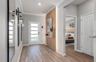 Model Home Design Only. Pictures and furnishings are for illustrative purposes only. Elevations, colors and options may vary. Furniture is for model home staging only.