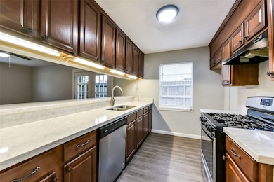Kitchen with lots of cabinet and counter space!