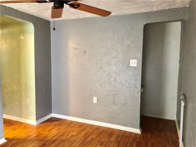View of the Living Room from the Front Door.  The 