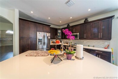 Granite countertops and stainless steel appliances