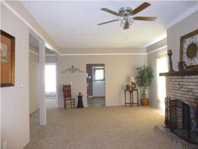 Living room view from entry