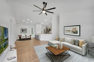 Virtually Staged Great Room/Dining