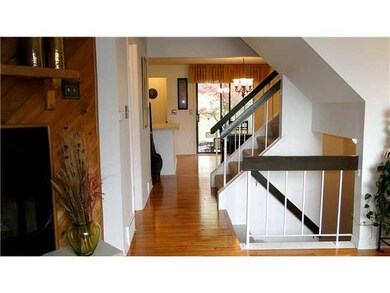 1st Floor Plan Open floor  plan view from living r