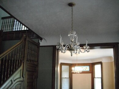 Entry Original chandelier