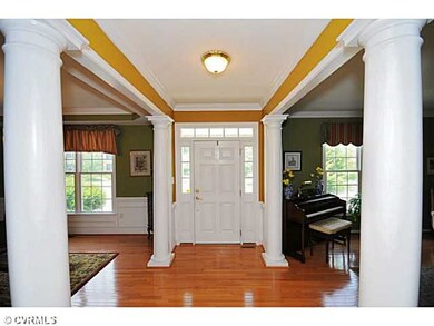 Foyer - Impressive entry foyer with gleaming hardw