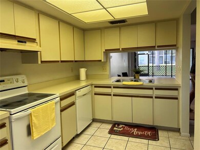 Kitchen with so many cabinets.