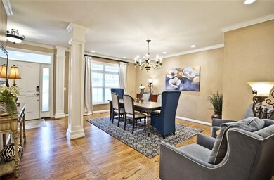Dining room looking from living room.