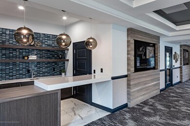 Clubhouse hallway