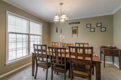 Formal dining room.