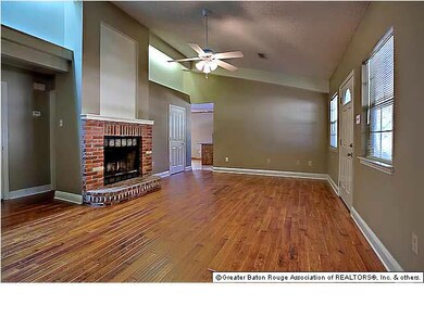 Family Living with wood burning fireplace. Beautif