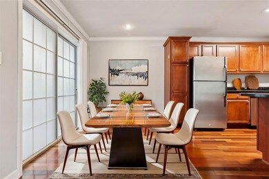 Open dining/kitchen area Virtually Staged