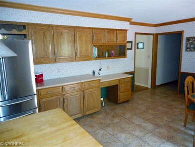 The kitchen is very large -over 24 feet with newer