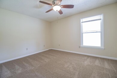 Master bedroom has ceiling fan and new carpet! 1173 Lawrence Rd, Murfreesboro, TN 37128