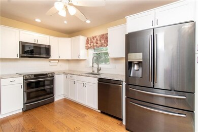 New appliances and cabinets