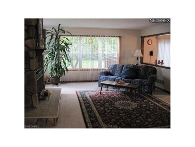 The open spacious family room off the eat-in kitch
