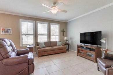 Crown Molding and Plantation Shutters Accent the F
