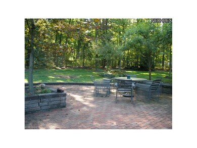 Rear patio-great for your commune with nature.