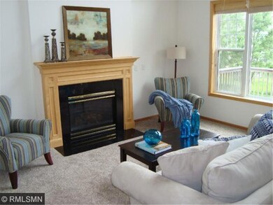 Main floor family room with gas  fireplace.