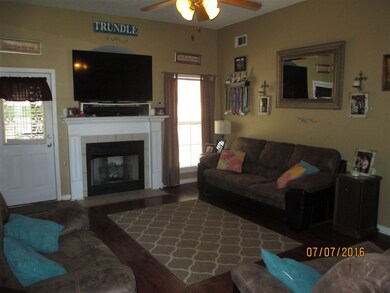 Large Great Room with Gas Fireplace