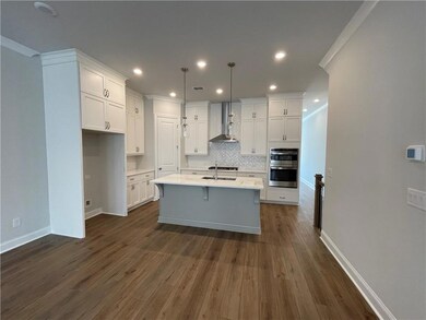Gorgeous kitchen with cool tones to complement the