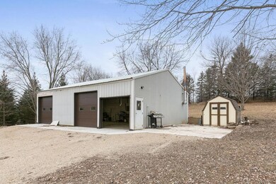 Heated, concrete floor shop