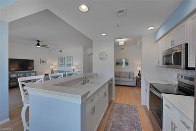 Open floor plan with island