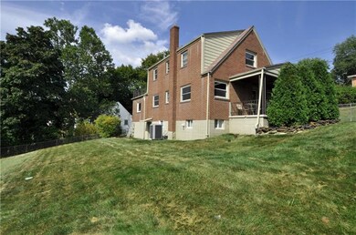 The side porch is perfect for overlooking the back