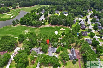 Situated on the 17th green