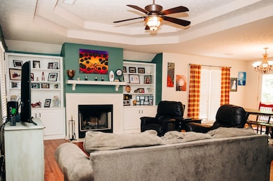 Great Room with double tray ceiling