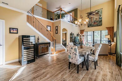 Living/Dining & Loft view